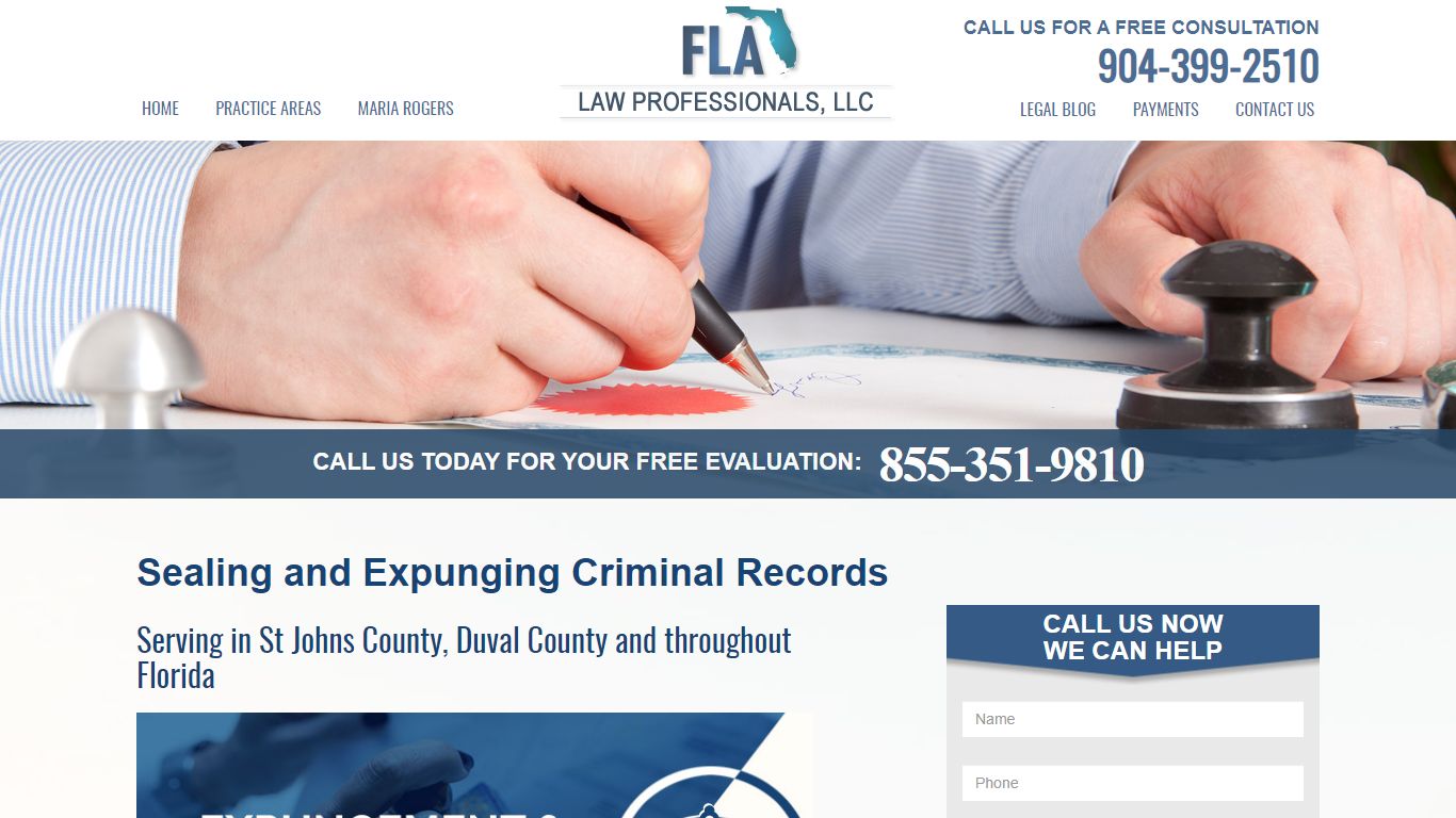 St Johns County Criminal Records | Sealing and Expunging ...